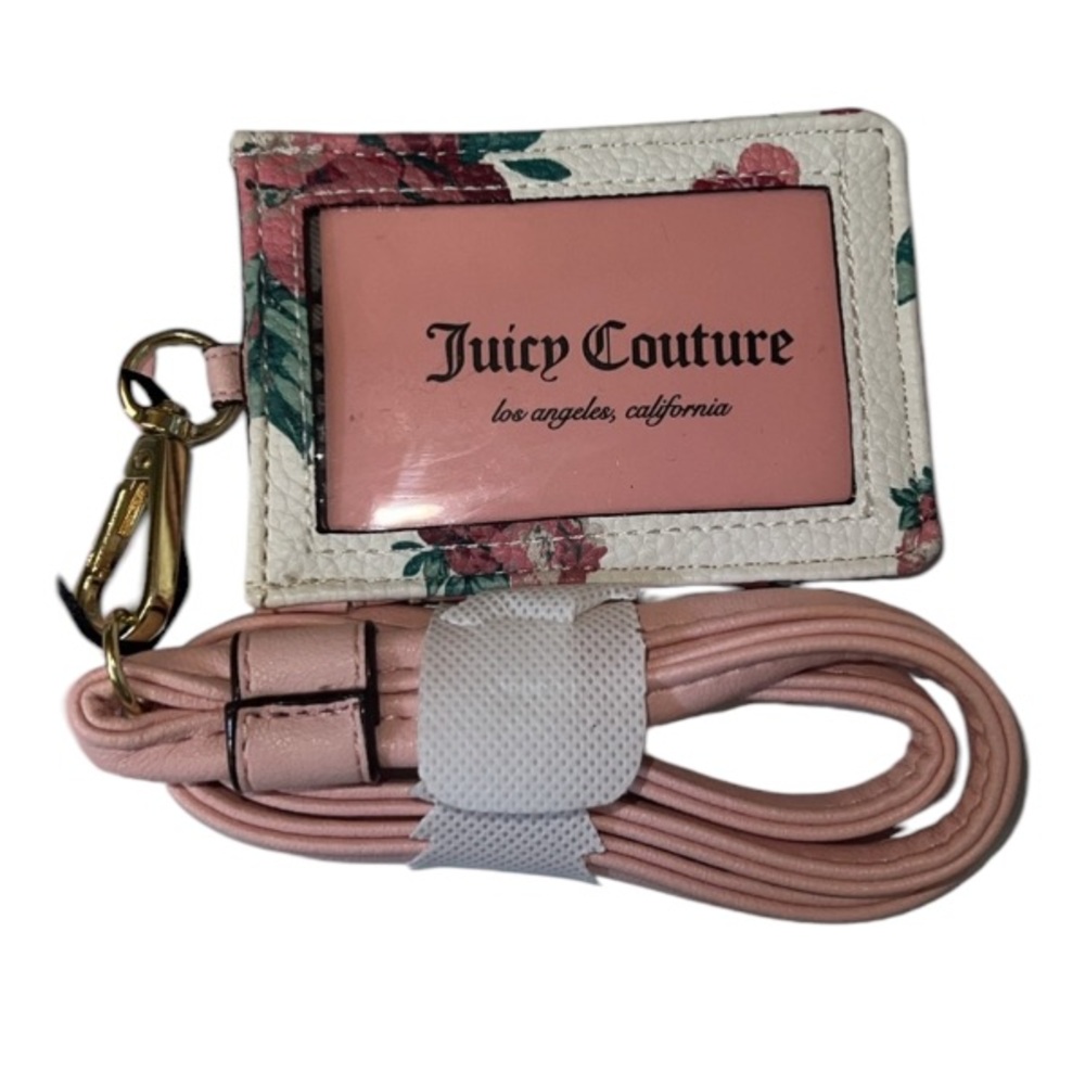 New Juicy Couture Lanyard I.D. Card Holder detachable strap - Picture 8 of 11